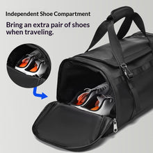 Load image into Gallery viewer, Large Travel Bag with Separate Shoe Compartment