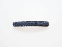 Load image into Gallery viewer, CZ Micro Pave Half Full Curve Tube for Bracelet, Purple/Fuchsia/Green/Bronze/Cobalt/Orange CZ Separator Tube, 32x5mm Tube Beads, sku#G401