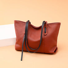 Load image into Gallery viewer, Women's Genuine Cowhide Leather Handbag | Casual Streetwear Shoulder Bag