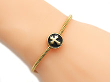 Load image into Gallery viewer, Black Enamel Spacer Beads, Sku#LK578