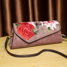 Load image into Gallery viewer, Chinese Floral Embroidered Shoulder Bag | Elegant Women's Handbag