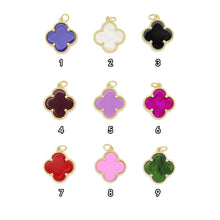 Load image into Gallery viewer, Colorful Enamel Flower Charm Pendant, Sku#FH229