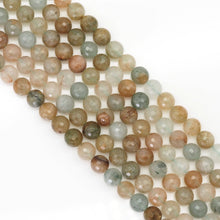 Load image into Gallery viewer, Genuine Mixed Quartz Round Faceted Beads, Sku#U1729