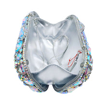 Load image into Gallery viewer, Diamond-Encrusted Evening Clutch Bag - Luxury Crystal Glass Drop Handbag for Women