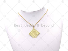Load image into Gallery viewer, Rhombus Shape Charm, Sku#LK565