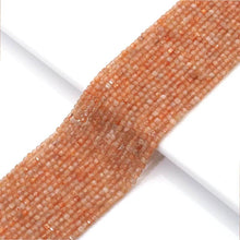 Load image into Gallery viewer, 2.5mm Golden Sunstone Faceted Cube Beads, Sku#U1528