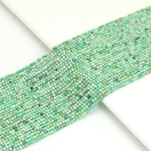 Load image into Gallery viewer, 2.5mm Genuine Variscite Faceted Cube Beads, Sku#U1934