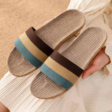 Load image into Gallery viewer, Breathable Linen Slippers - Deodorizing Sweat-Absorbing Indoor Outdoor Slides