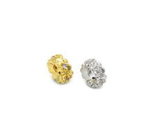 Load image into Gallery viewer, CZ Roundelle Gold Silver Spacer, Sku#B342
