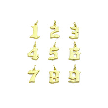 Load image into Gallery viewer, Ten Arabic Numer Charm Pendant, Sku#LX799
