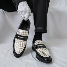 Load image into Gallery viewer, Men's Pointed-Toe Leather Dress Shoes - Business Casual Formal Footwear