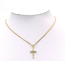 Load image into Gallery viewer, CZ Cross Charm, Sku#JL94