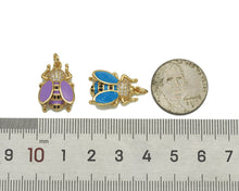 Load image into Gallery viewer, CZ Pave Enamel Bee Charm, insert charm, Sku#L645C