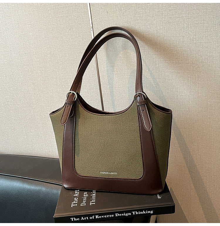 Retro Commuter Tote Shoulder Bag