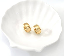 Load image into Gallery viewer, Gold Thick Hoop Earrings, Sku#CP47