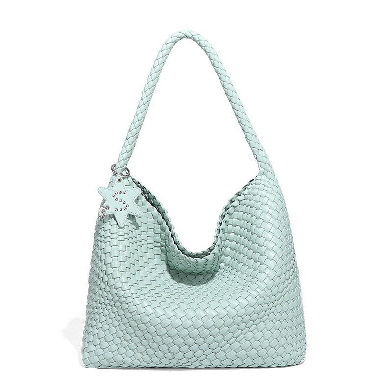 Handwoven Shoulder Bag - Women's Casual Tote Bag with Tassel Detail | Sarah Express