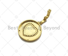 Load image into Gallery viewer, Enamel heart click on charm pendant, enamel heart, Sku#L471