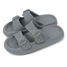 Load image into Gallery viewer, Women's Platform Buckle Sandals - Soft EVA Sole Summer Slippers
