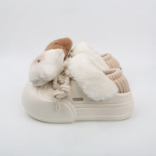 Load image into Gallery viewer, Women's Plush Fleece-Lined Slip-On Shoes - Thick EVA Sole Comfort Slippers