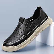 Load image into Gallery viewer, Men's Breathable Hollowed-Out Slip-On Casual Shoes | Summer Comfort Footwear