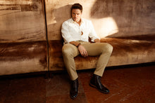 Load image into Gallery viewer, The Anderson Brown Leather &amp; Suede Brogue Lace-Up Men Boot with a Zipper