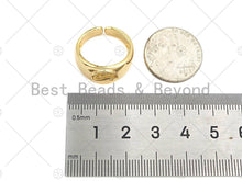 Load image into Gallery viewer, Gold YinYang Signet Ring, Sku#X198