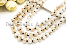 Load image into Gallery viewer, 36"/60" Long-Knotted Champagne White, SKU#D11