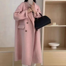 Load image into Gallery viewer, Double-faced Wool Coat Long Style Extended Length