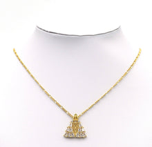 Load image into Gallery viewer, Baguette CZ Triangle Charm, Sku#L686