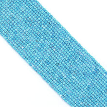 Load image into Gallery viewer, 2.5mm Faceted Cube Blue Turquoise Beads, Sku#U1827