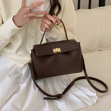 Load image into Gallery viewer, Korean-Style Minimalist PU Leather Commuter Tote Bag
