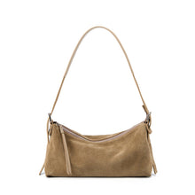 Load image into Gallery viewer, Women's Genuine Leather Crossbody Bag – Retro Soft Deerskin Shoulder Bag with Multi-Pocket Organizer