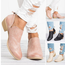 Load image into Gallery viewer, Retro High Heel Ankle Boots