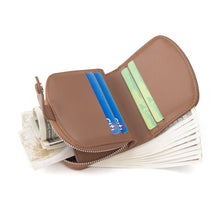 Load image into Gallery viewer, Women's Embroidered Wallet - Geometric Pattern PU Leather Bifold Wallet with Multiple Compartments