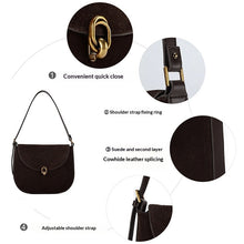 Load image into Gallery viewer, Women's Large-Capacity Genuine Leather Underarm Shoulder Bag – Streetwear Commuter Bag