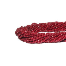 Load image into Gallery viewer, Ruby Jade Fine Cut Round Faceted Beads, Sku#U1502