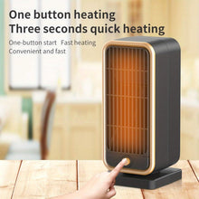 Load image into Gallery viewer, 500W Portable Ceramic Space Heater with Safety Tip-Over Protection – Square Design