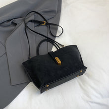 Load image into Gallery viewer, Retro High-Capacity Minimalist Suede-Style Tote Bag | Women's Everyday Shoulder Bag