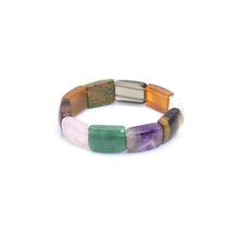 Load image into Gallery viewer, 14x17mm Curved Rectangle Stretchy Bracelet, Sku#U1993