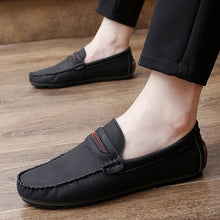Load image into Gallery viewer, Men's Slip-On Casual Lightweight Shoes – Breathable PU Loafers | Black Khaki White Brown