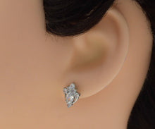 Load image into Gallery viewer, CZ Diamond Stud Earrings, Sku#B190