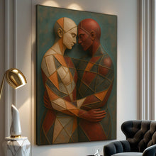 Load image into Gallery viewer, Embrace of Geometry Abstract Wall Art III