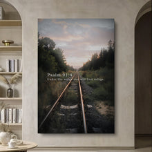 Load image into Gallery viewer, Under His Wings You Will Find Refuge - Psalm 91:4 Faith Wall Art