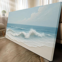 Load image into Gallery viewer, Serene Ocean Wave Coastal Wall Art VIII