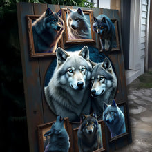 Load image into Gallery viewer, 3D Wolf Collage Wall Art II