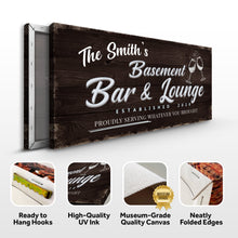 Load image into Gallery viewer, Basement Bar And Lounge Sign IV
