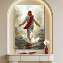 Load image into Gallery viewer, Jesus Christ Walking On Water Faith Wall Art IX