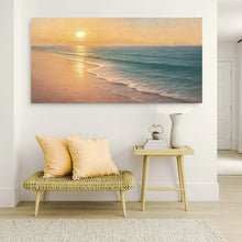 Load image into Gallery viewer, Beach Shoreline Coastal Wall Art IV