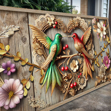 Load image into Gallery viewer, 3D Hummingbirds Wall Art VII