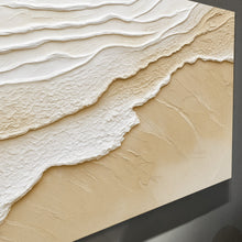 Load image into Gallery viewer, Neutral Ocean Waves Wall Art